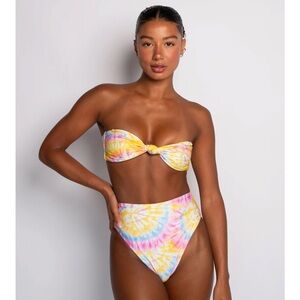Skatie Pastel Tie-Dye Bikini Set